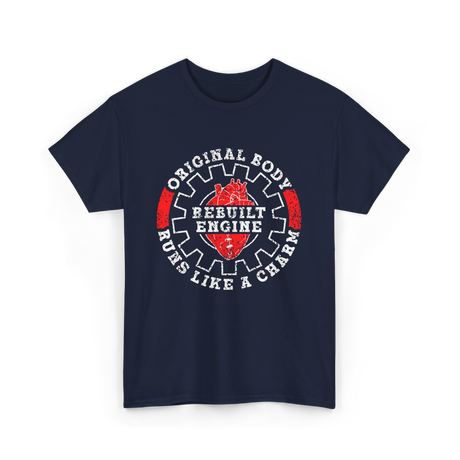 Original Body Rebuilt Engine T-Shirt - Navy