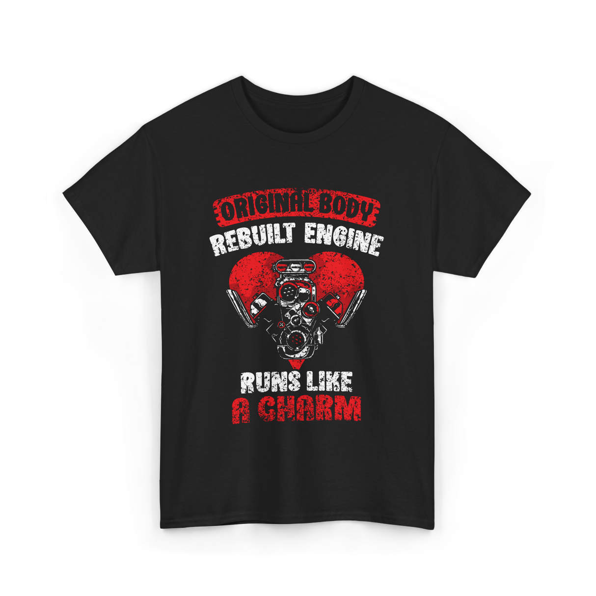 Original Body Rebuilt Engine T-Shirt - Black