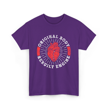 Original Body Rebuilt Engine T-Shirt - Purple