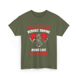 Original Body Rebuilt Engine T-Shirt - Military Green