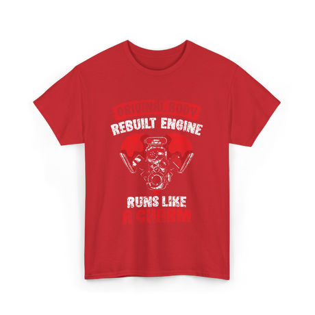 Original Body Rebuilt Engine T-Shirt - Red