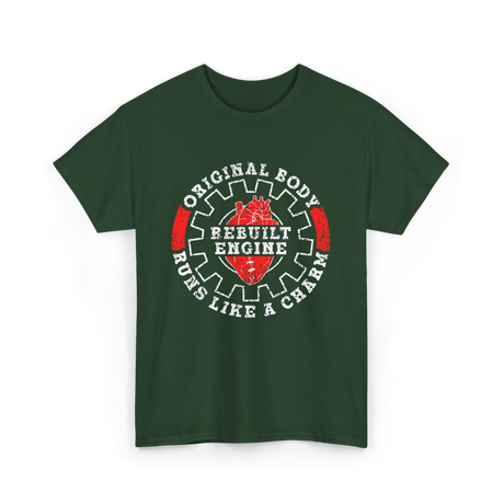 Original Body Rebuilt Engine T-Shirt - Forest Green