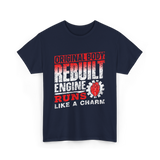 Original Body Rebuilt Engine T-Shirt - Navy