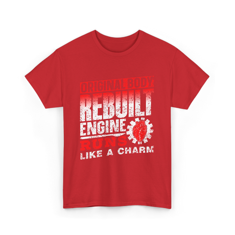 Original Body Rebuilt Engine T-Shirt - Red