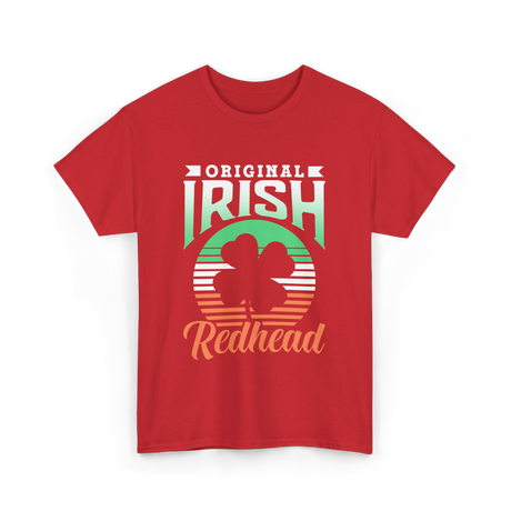 Original Irish Redhead St. Patrick's Day T-Shirt - Red