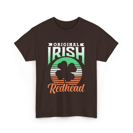 Original Irish Redhead St. Patrick's Day T-Shirt - Dark Chocolate