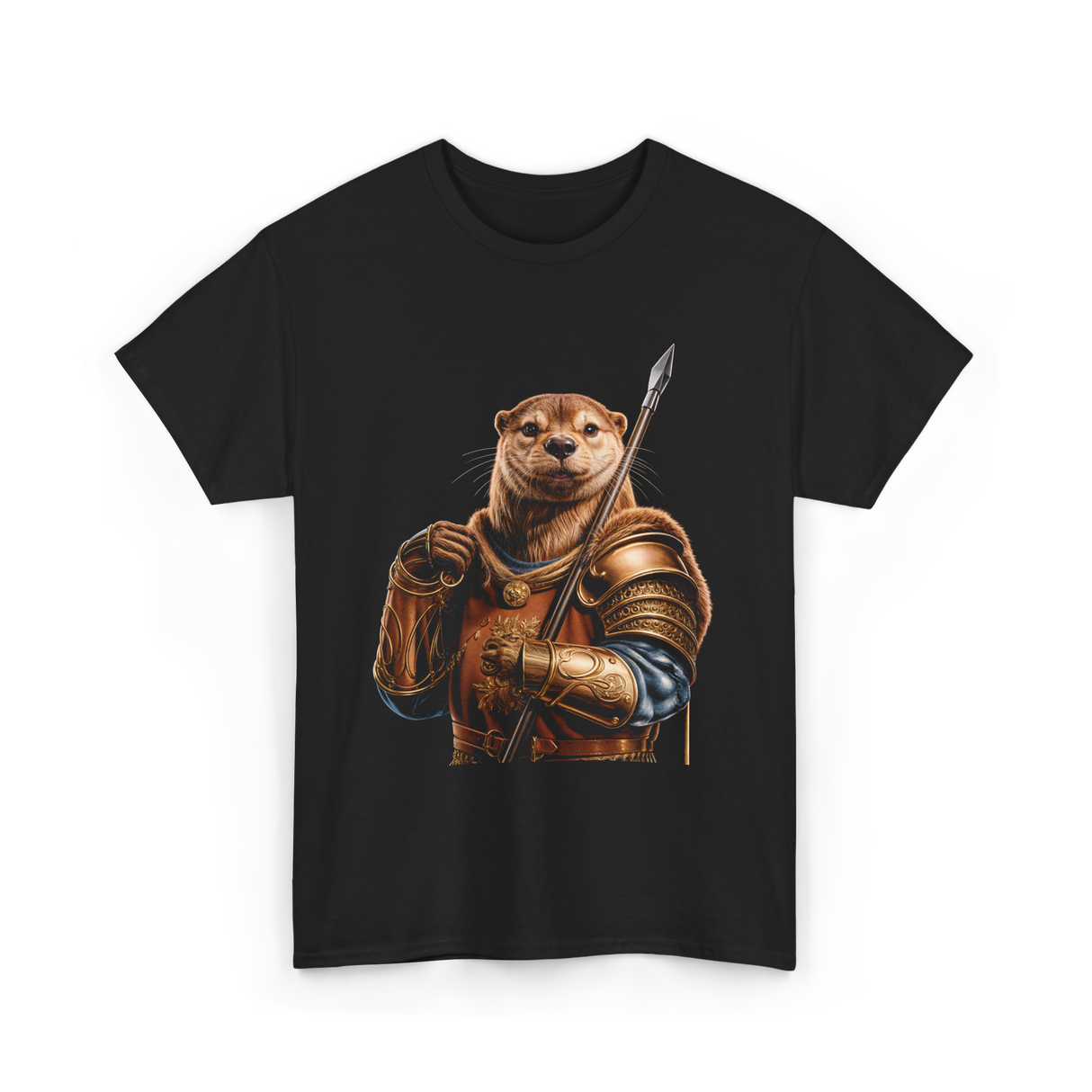 Otter Knight Sea Otters T-Shirt - Black