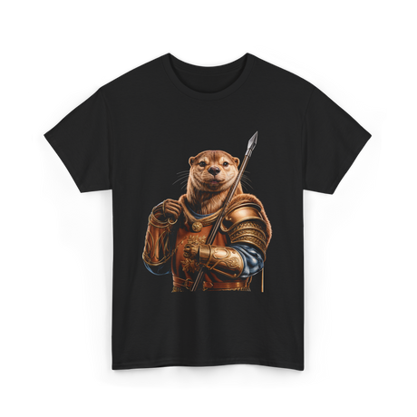 Otter Knight Sea Otters T-Shirt - Black