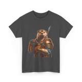 Otter Knight Sea Otters T-Shirt - Dark Heather