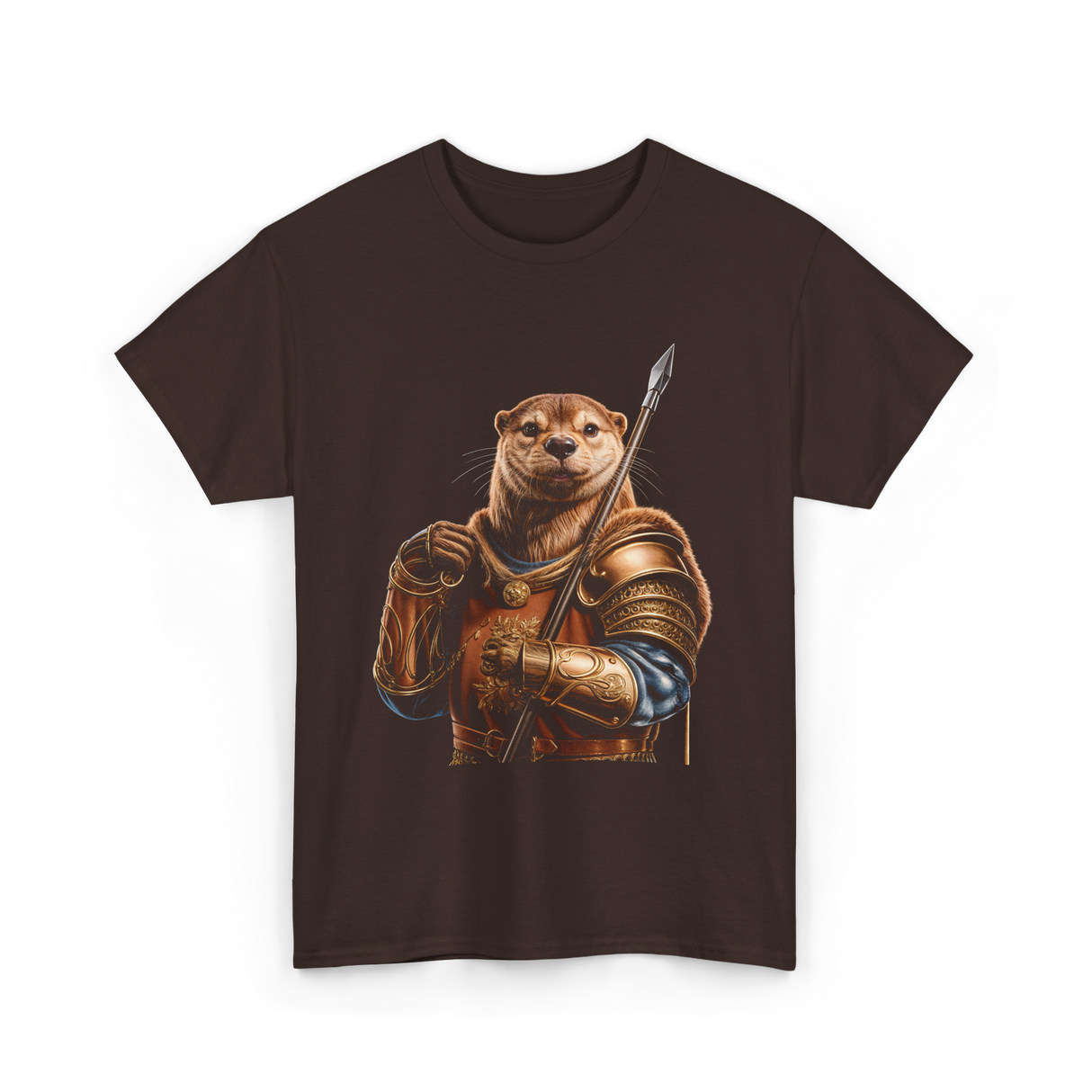 Otter Knight Sea Otters T-Shirt - Dark Chocolate