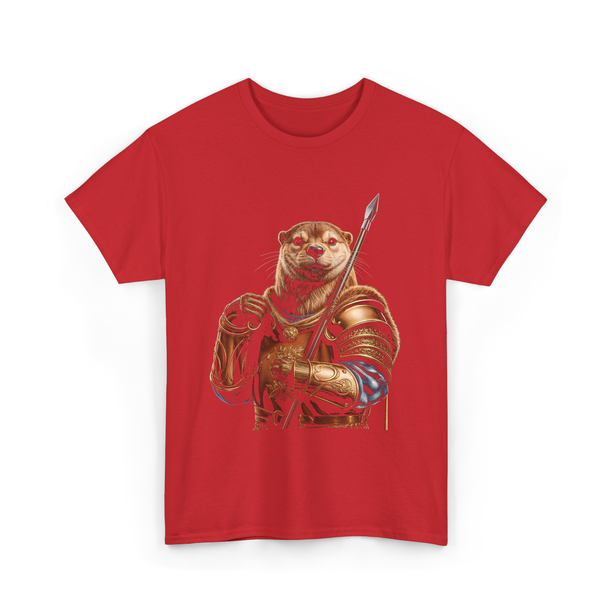 Otter Knight Sea Otters T-Shirt - Red