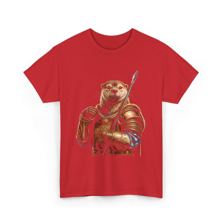 Otter Knight Sea Otters T-Shirt - Red