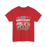 Our Anniversary Cruise Anniversary T-Shirt - Red