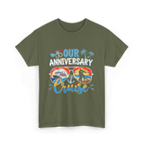 Our Anniversary Cruise Anniversary T-Shirt - Military Green