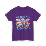 Our Anniversary Cruise Anniversary T-Shirt - Purple