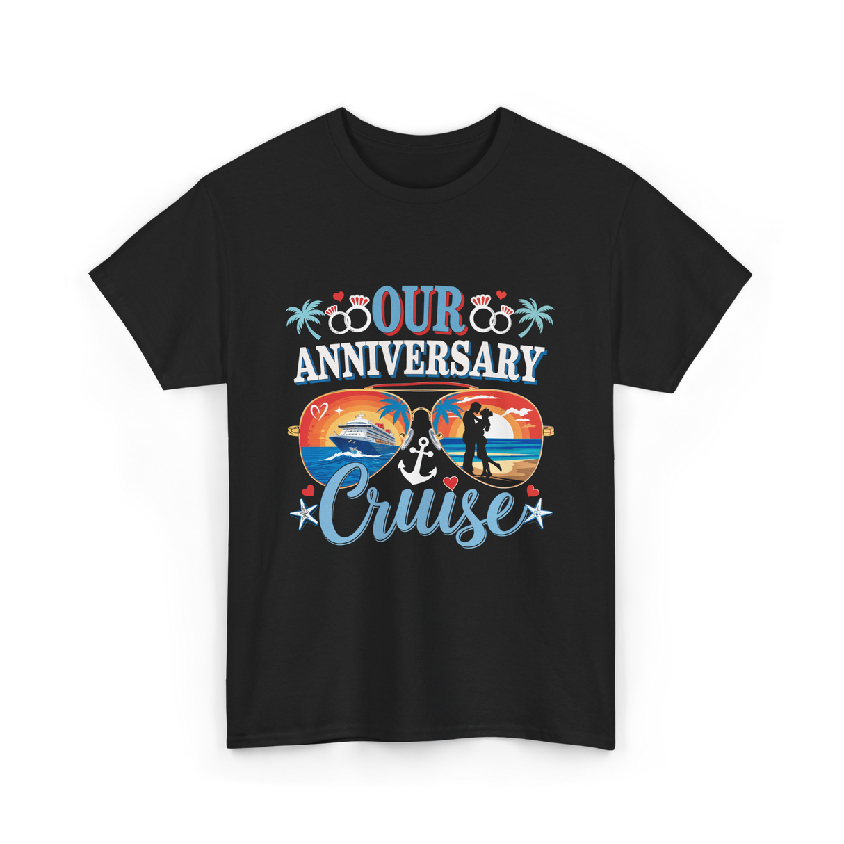 Our Anniversary Cruise Celebration T-Shirt - Black