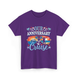 Our Anniversary Cruise Celebration T-Shirt - Purple