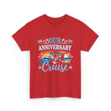 Our Anniversary Cruise Celebration T-Shirt - Red