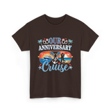 Our Anniversary Cruise Celebration T-Shirt - Dark Chocolate