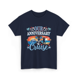 Our Anniversary Cruise Celebration T-Shirt - Navy