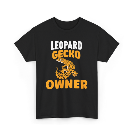 Owner Leopard Gecko Reptile T-Shirt - Black