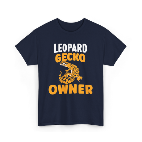 Owner Leopard Gecko Reptile T-Shirt - Navy