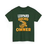 Owner Leopard Gecko Reptile T-Shirt - Forest Green