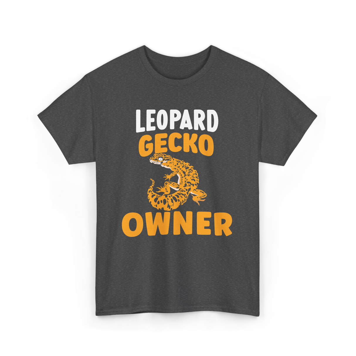 Owner Leopard Gecko Reptile T-Shirt - Dark Heather