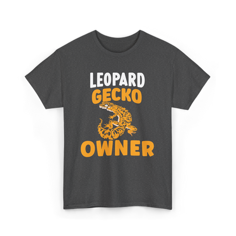 Owner Leopard Gecko Reptile T-Shirt - Dark Heather