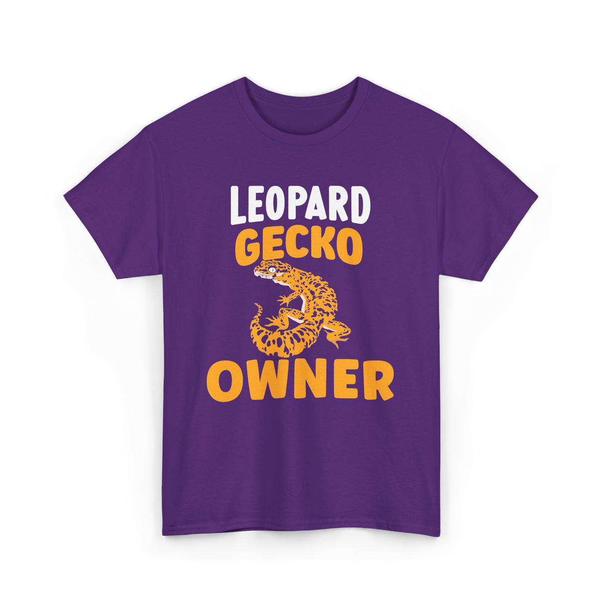 Owner Leopard Gecko Reptile T-Shirt - Purple