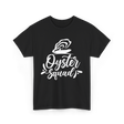 Oyster Squad Oyster Shucking T-Shirt - Black