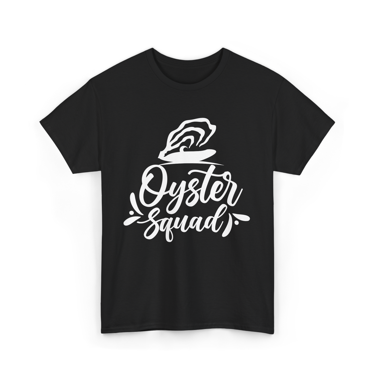 Oyster Squad Oyster Shucking T-Shirt - Black