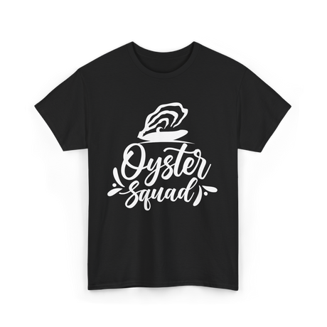 Oyster Squad Oyster Shucking T-Shirt - Black