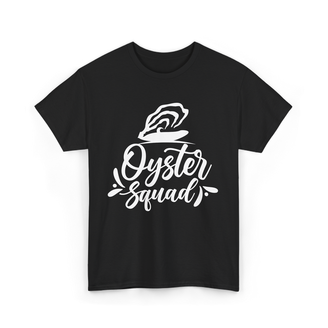 Oyster Squad Oyster Shucking T-Shirt - Black