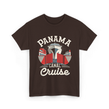 Panama Canal Cruise Nautical Adventure T-Shirt - Dark Chocolate