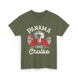 Panama Canal Cruise Nautical Adventure T-Shirt - Military Green