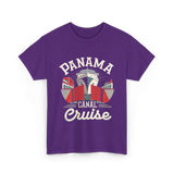 Panama Canal Cruise Nautical Adventure T-Shirt - Purple