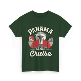 Panama Canal Cruise Nautical Adventure T-Shirt - Forest Green