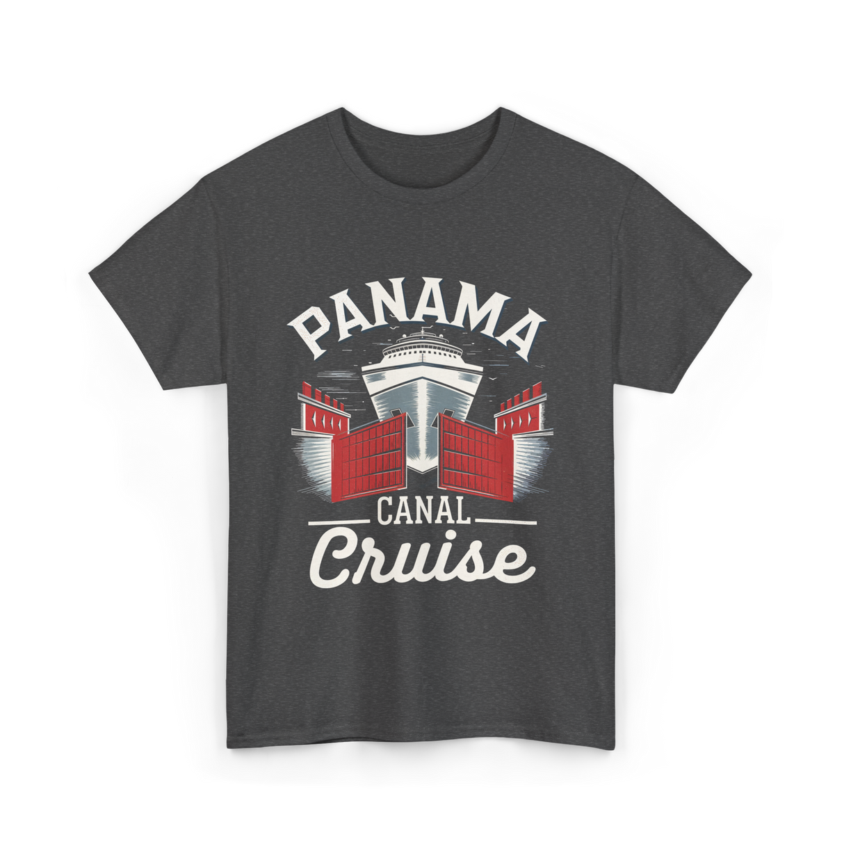 Panama Canal Cruise Travel T-Shirt - Dark Heather