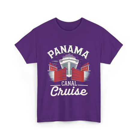 Panama Canal Cruise Travel T-Shirt - Purple