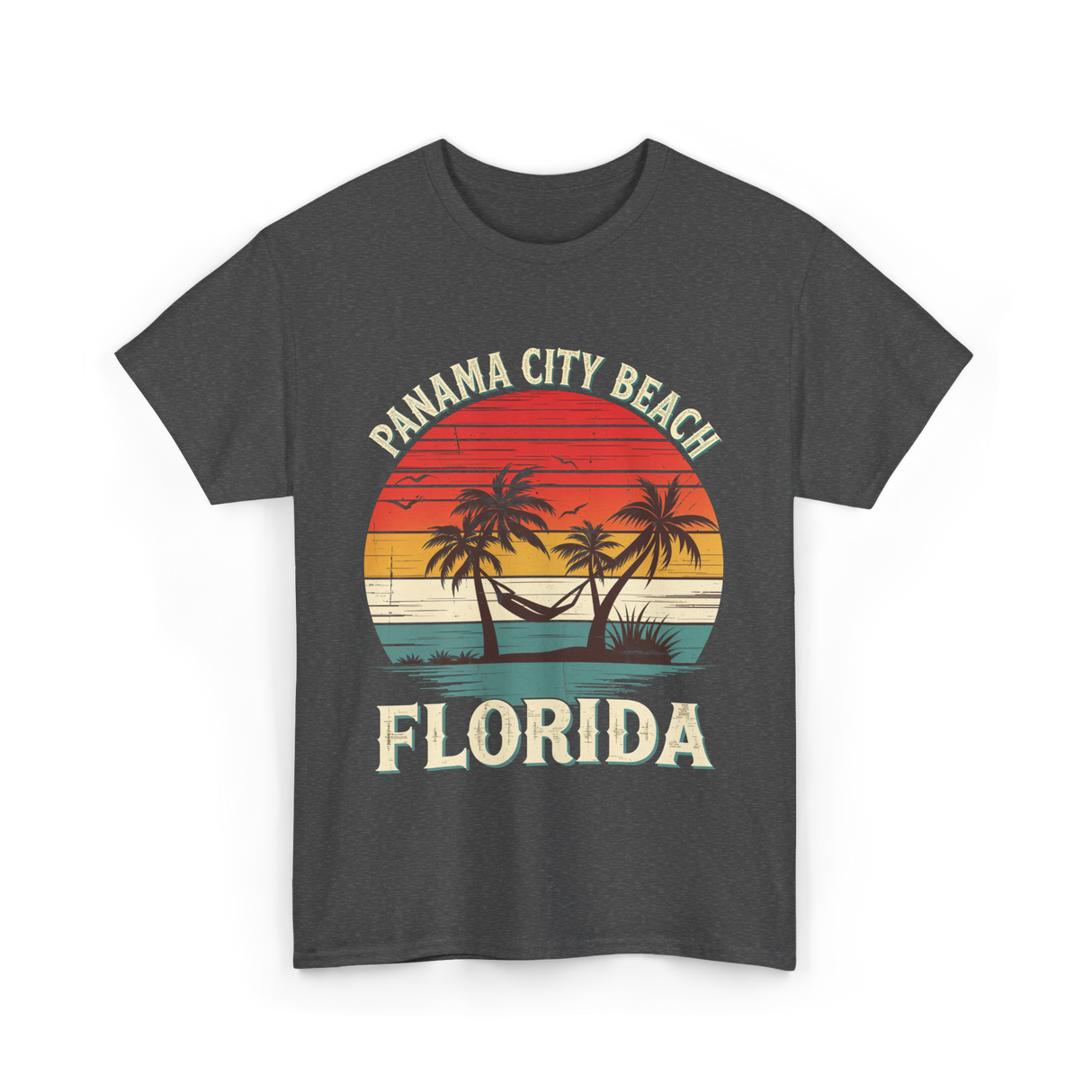 Panama City Beach Florida Vacation T-Shirt - Dark Heather