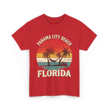 Panama City Beach Florida Vacation T-Shirt - Red