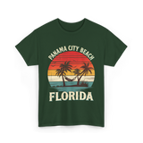 Panama City Beach Florida Vacation T-Shirt - Forest Green