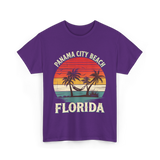 Panama City Beach Florida Vacation T-Shirt - Purple