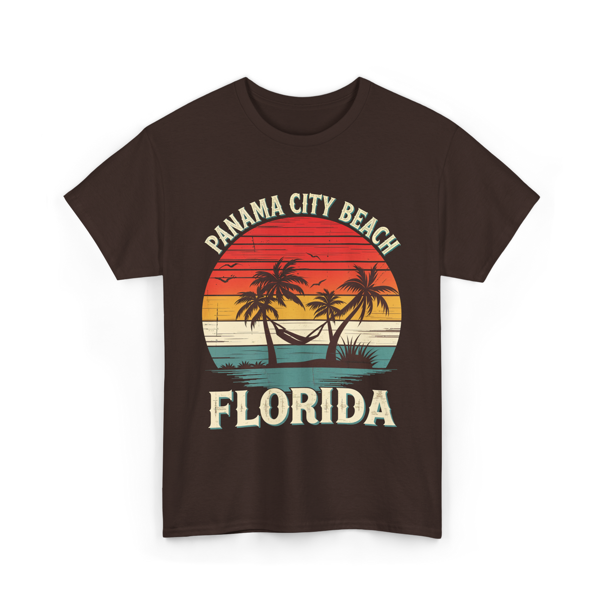 Panama City Beach Florida Vacation T-Shirt - Dark Chocolate