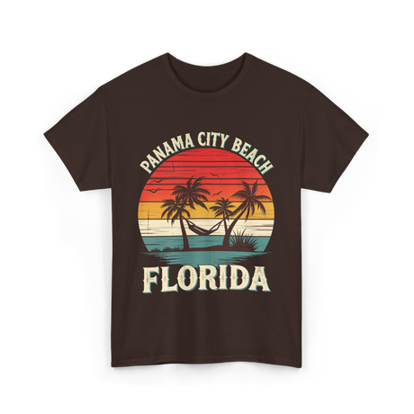 Panama City Beach Florida Vacation T-Shirt - Dark Chocolate