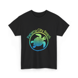 Panama City Beach Turtle Ocean T-Shirt - Black