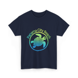 Panama City Beach Turtle Ocean T-Shirt - Navy