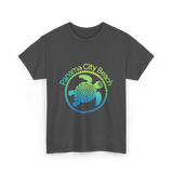 Panama City Beach Turtle Ocean T-Shirt - Dark Heather