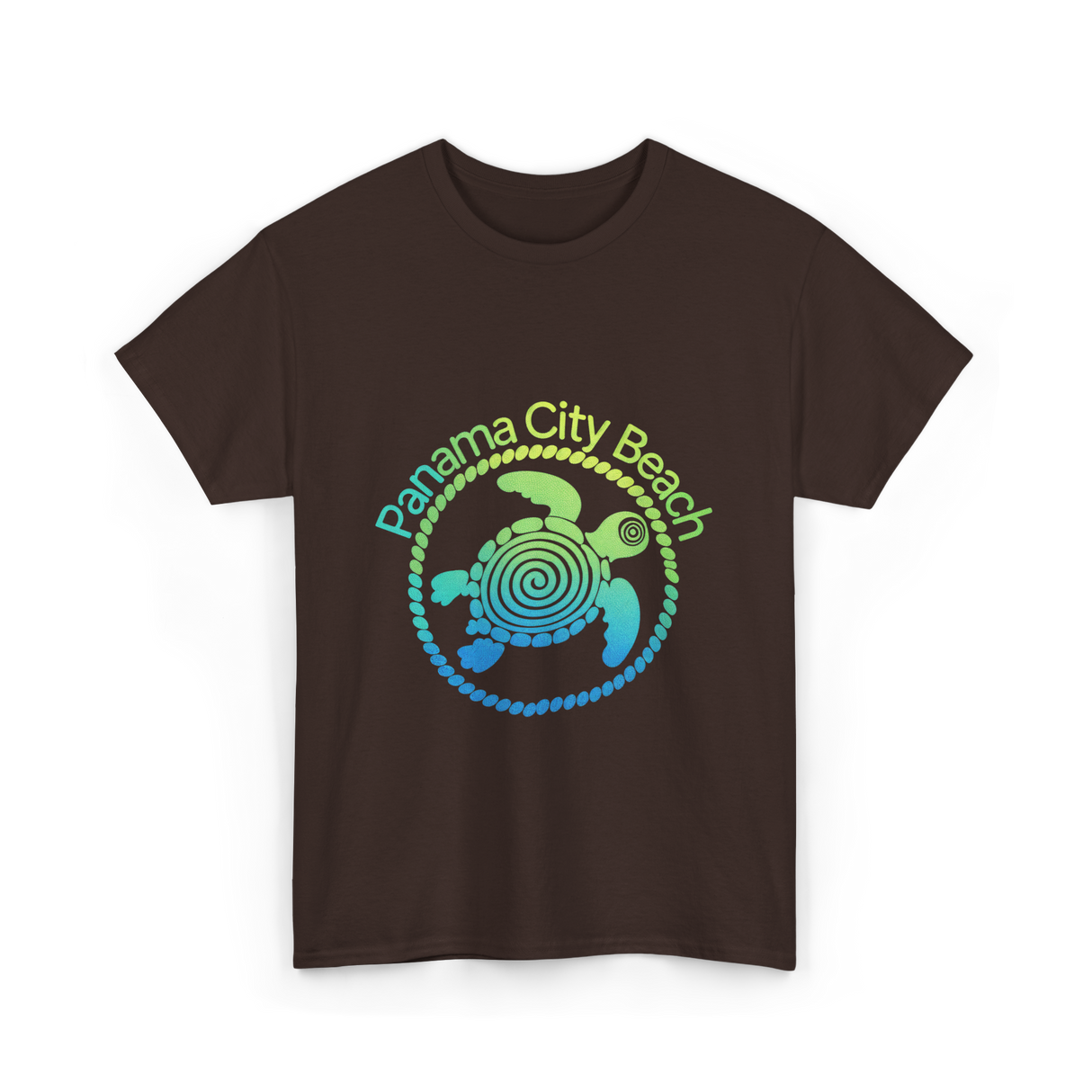 Panama City Beach Turtle Ocean T-Shirt - Dark Chocolate